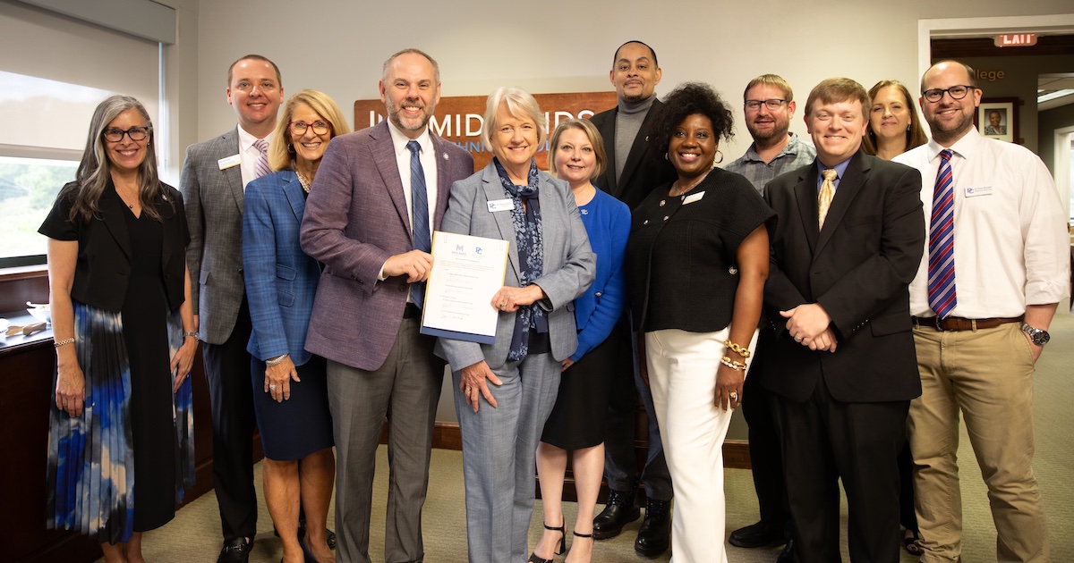 Officials gathered at the Sept. 24 agreement signing ceremony at Midlands Technical College.