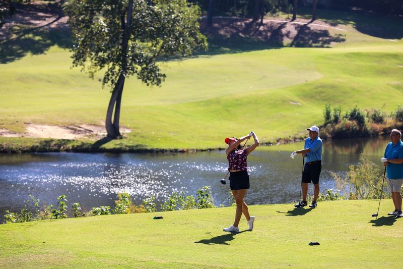 Golfers take part in the MTC Golf Classic