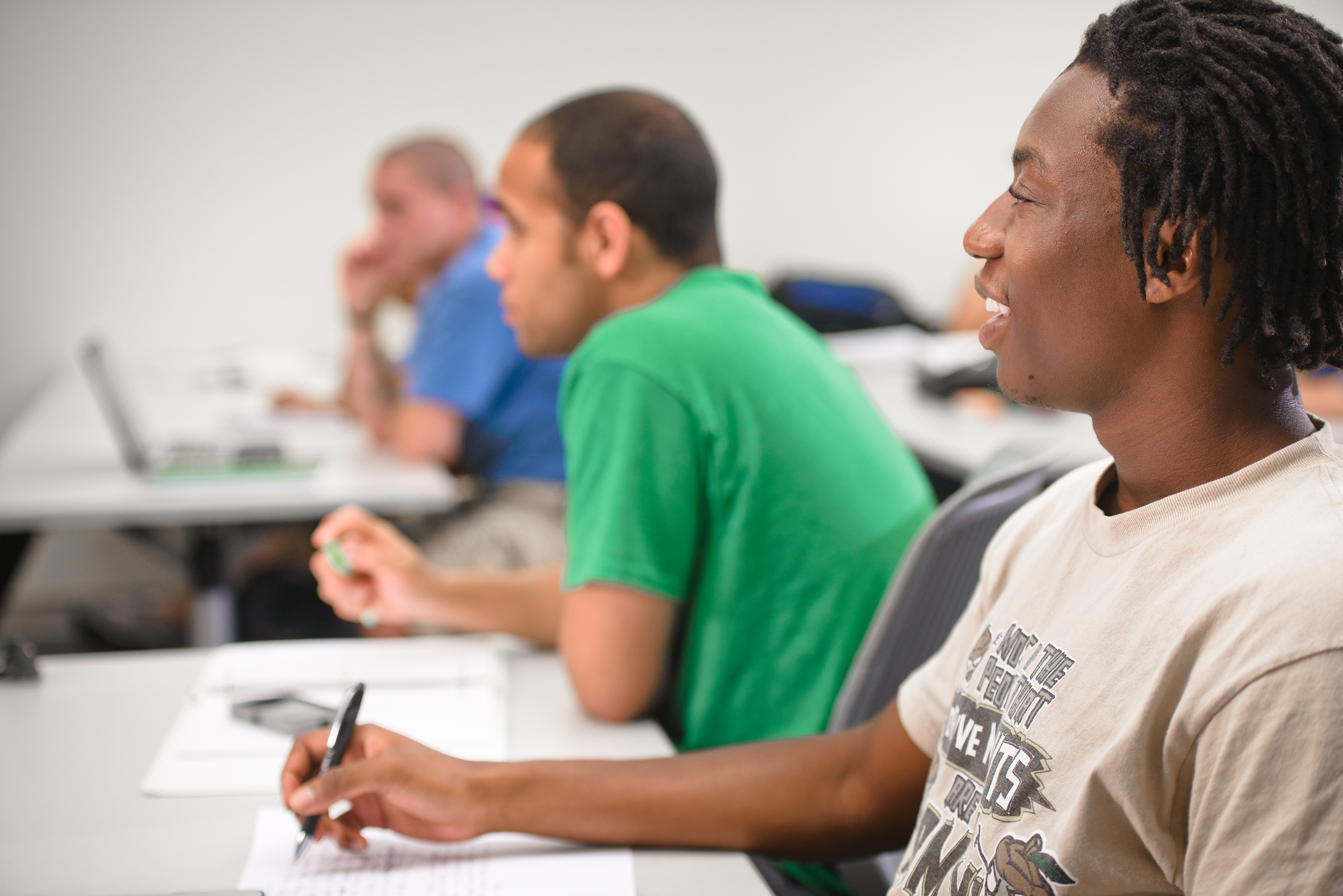 Students in a classroom.