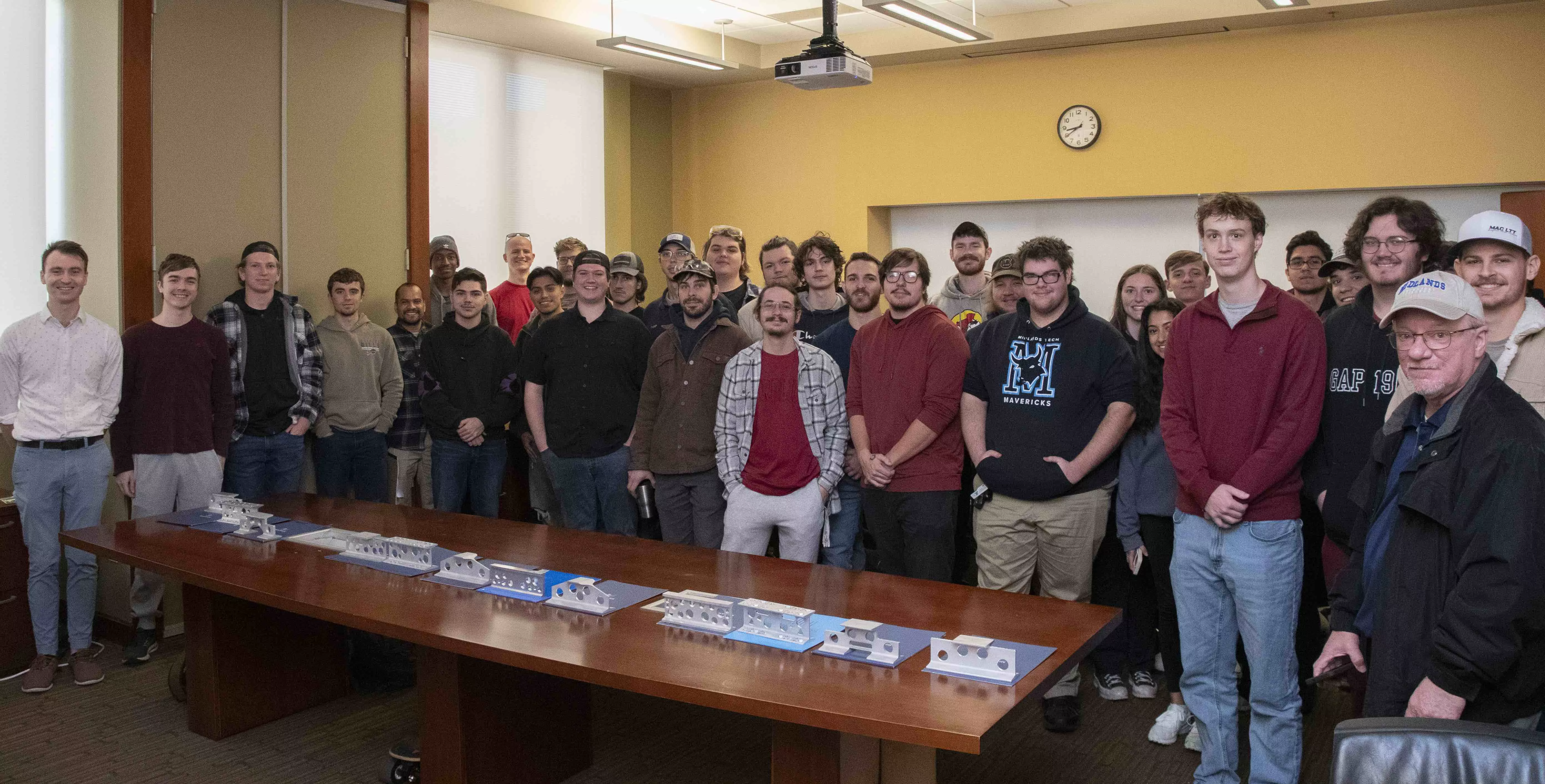 Students from Midlands Technical College’s Machine Tool Technology program and the University of South Carolina  Aerospace Engineering program.